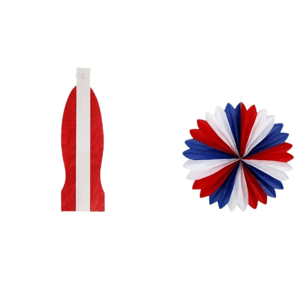 Adorno guirnalda Tricolor – Decoración para Hogar, Fondas y Eventos